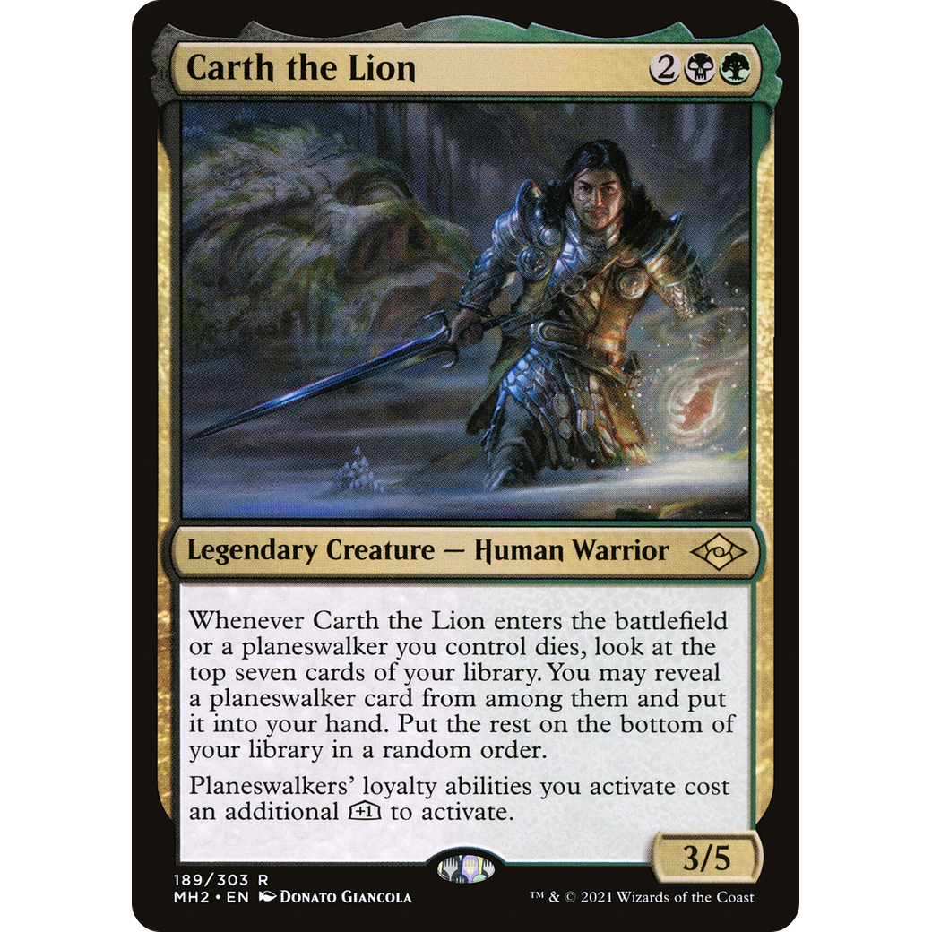 Carth the Lion (MH2-189) - Modern Horizons 2
