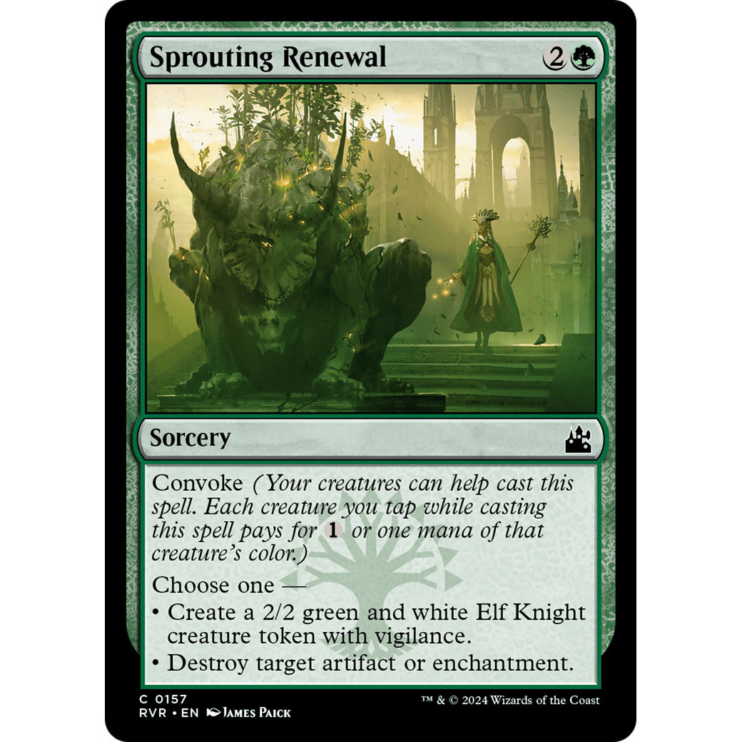 Sprouting Renewal (RVR-157) - Ravnica Remastered