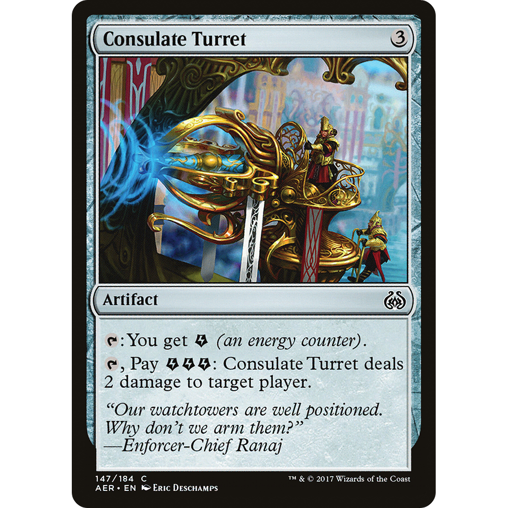 Consulate Turret (AER-147) - Aether Revolt Foil