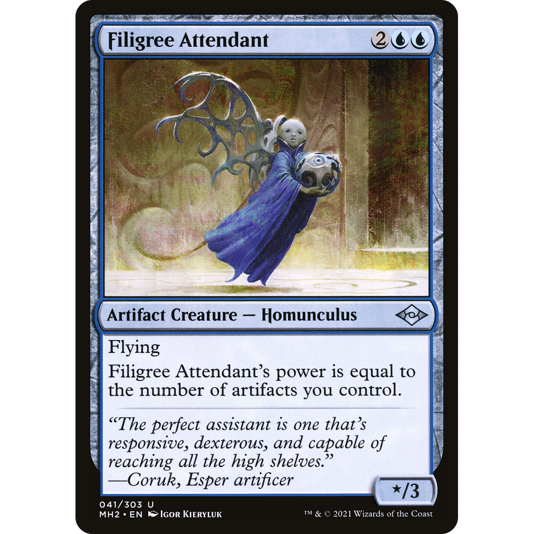 Filigree Attendant (MH2-041) - Modern Horizons 2 Foil