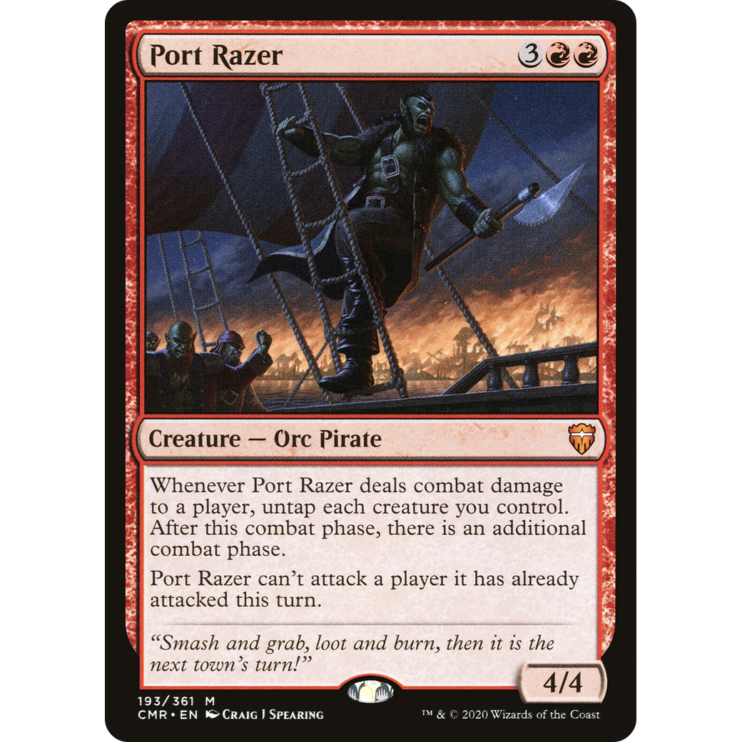 Port Razer (CMR-193) - Commander Legends Foil