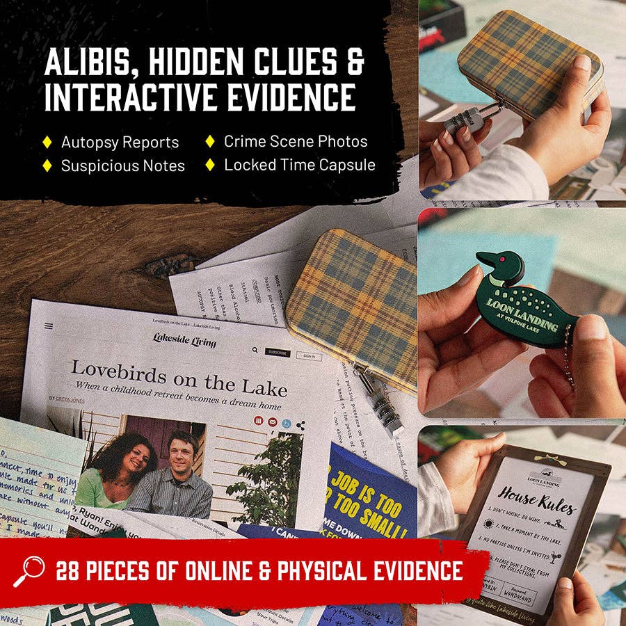 Hunt A Killer: Lakeside Slaughter, Murder Mystery Game