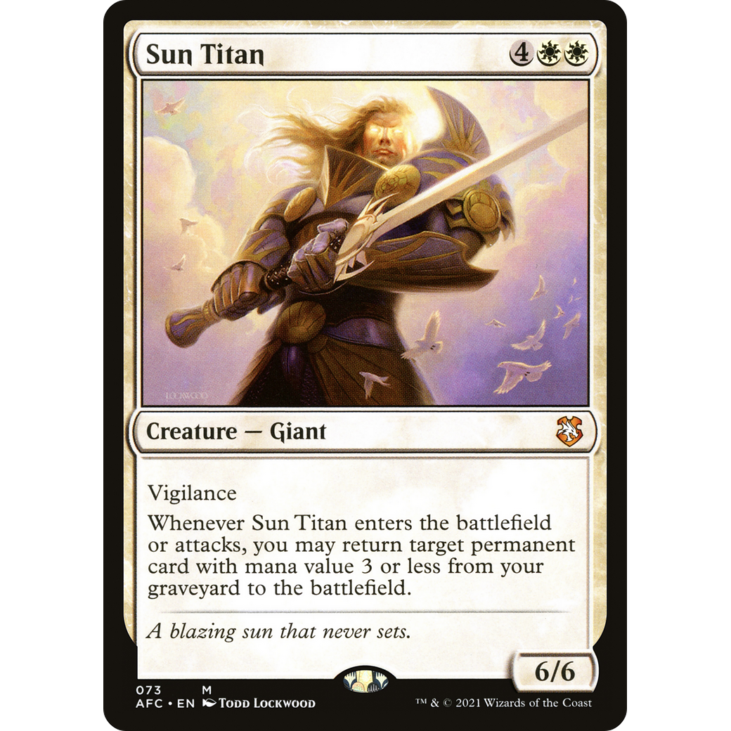 Sun Titan (AFC-073) - Forgotten Realms Commander