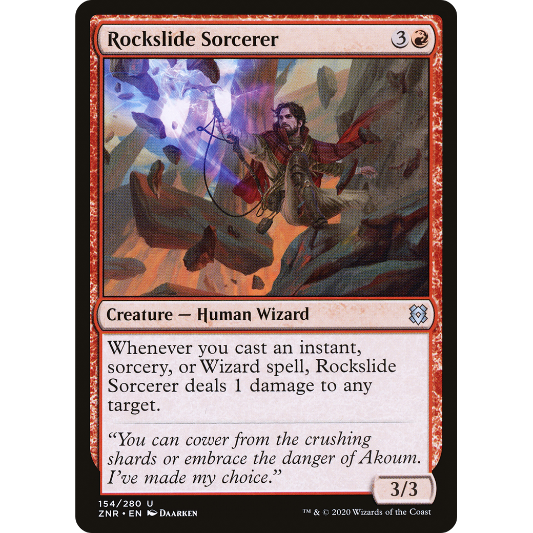 Rockslide Sorcerer (ZNR-154) - Zendikar Rising