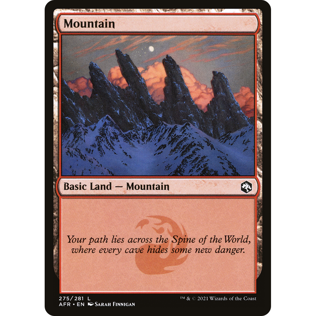 Mountain (275) (AFR-275) - Adventures in the Forgotten Realms Foil