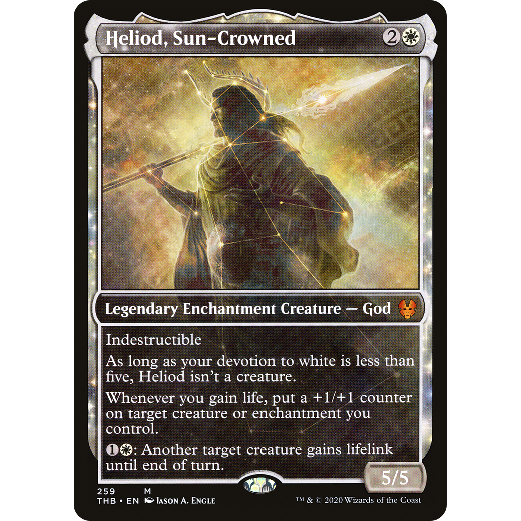 Heliod, Sun-Crowned (Showcase) (THB-259) - Theros Beyond Death: (enchantment, Showcase)