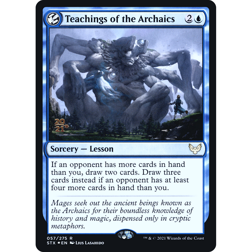 Teachings of the Archaics (PRE-057) - Strixhaven: School of Mages Promos: (lesson) Foil