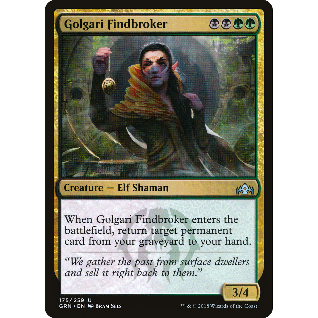 Golgari Findbroker (GRN-175) - Guilds of Ravnica Foil