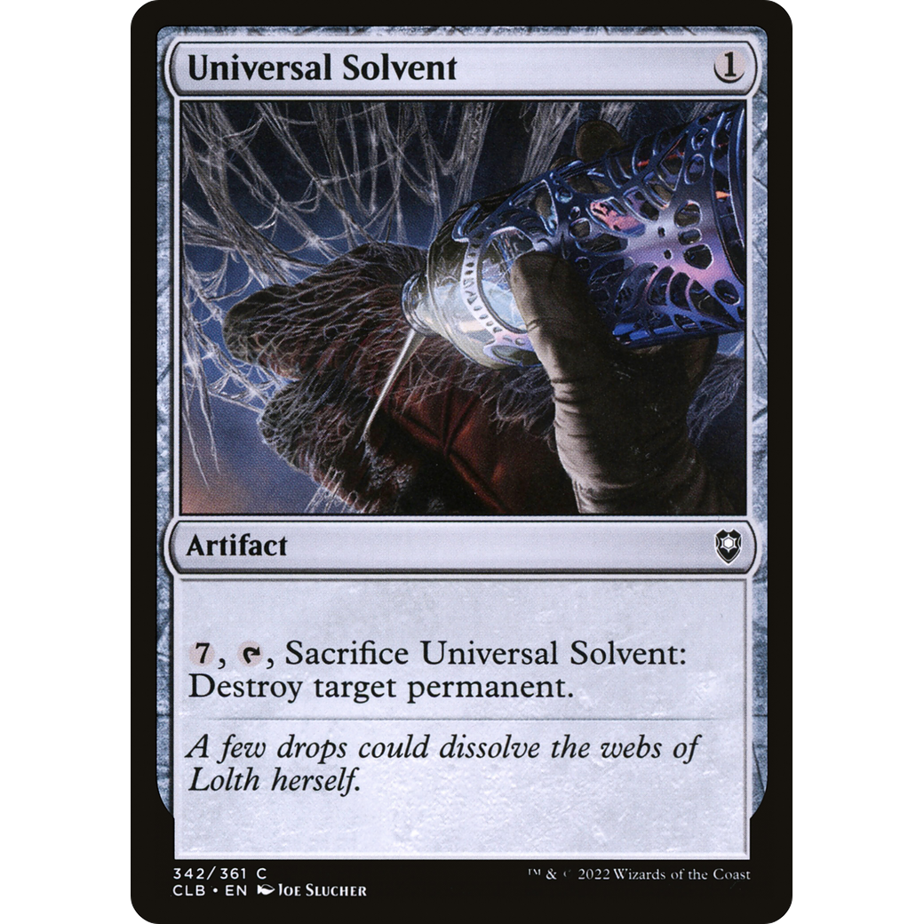 Universal Solvent (CLB-342) - Commander Legends: Battle for Baldur's Gate