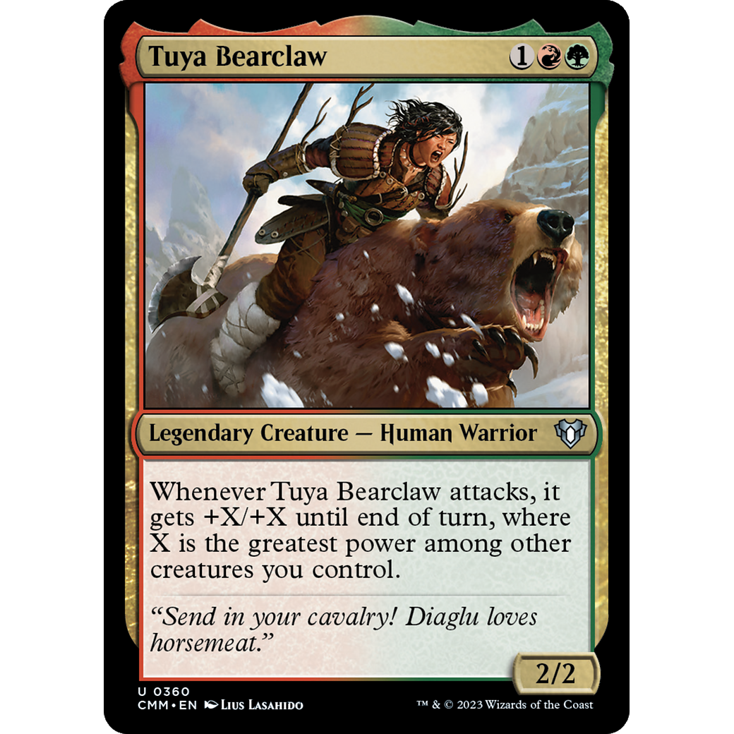 Tuya Bearclaw (CMM-360) - Commander Masters Foil
