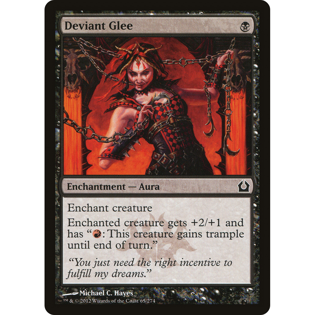 Deviant Glee (RTR-065) - Return to Ravnica Foil