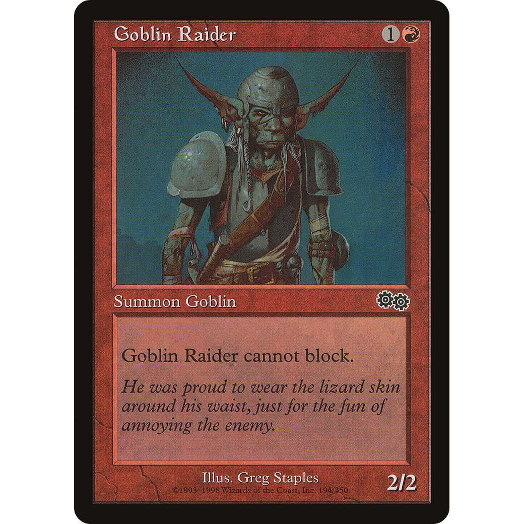 Goblin Raider (USG-194) - Urza's Saga