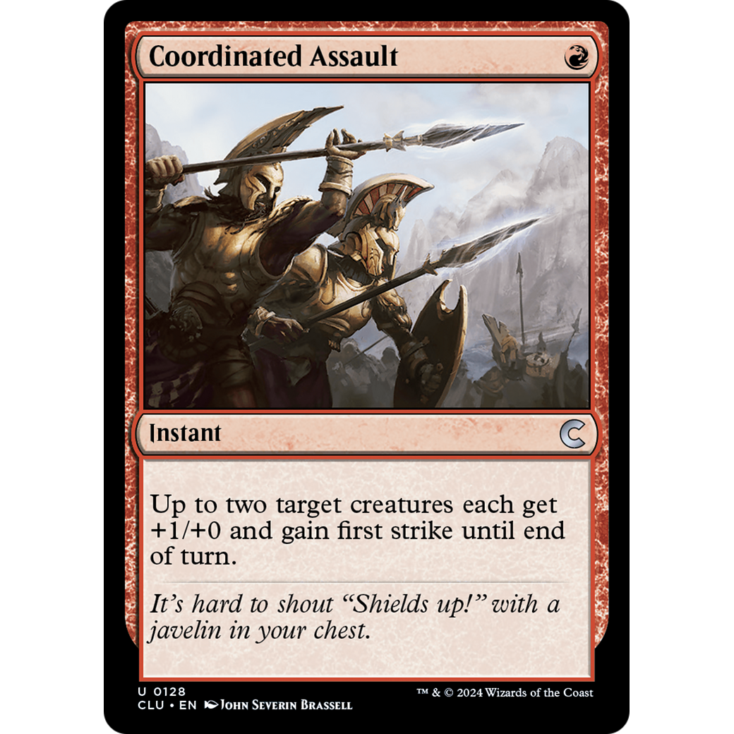 Coordinated Assault (CLU-128) - Ravnica: Clue Edition