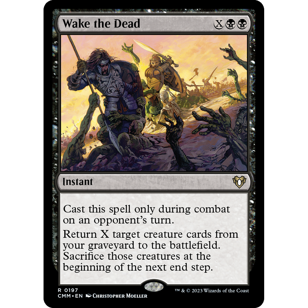 Wake the Dead (CMM-197) - Commander Masters Foil