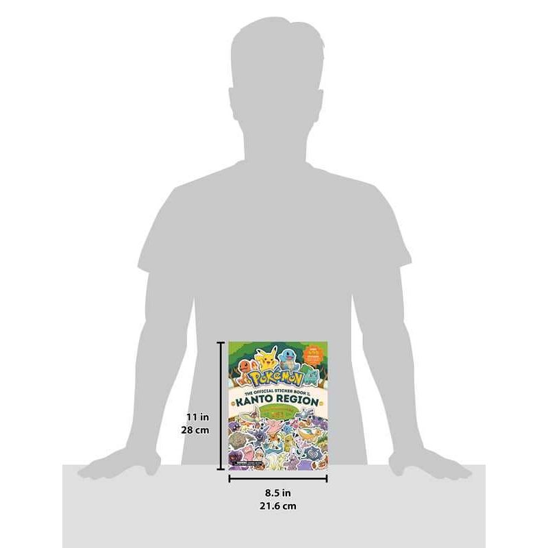 Pokémon The Official Sticker Book of the Kanto Region by Pikachu Press: Paperback; 108 pages / English