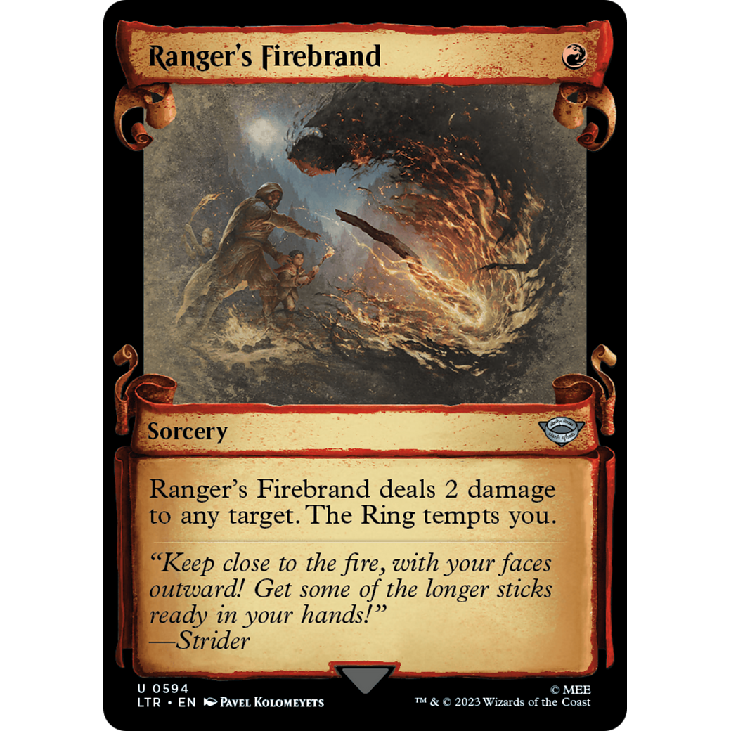 Ranger's Firebrand (LTR-594) - The Lord of the Rings: Tales of Middle-earth: (Showcase) Foil