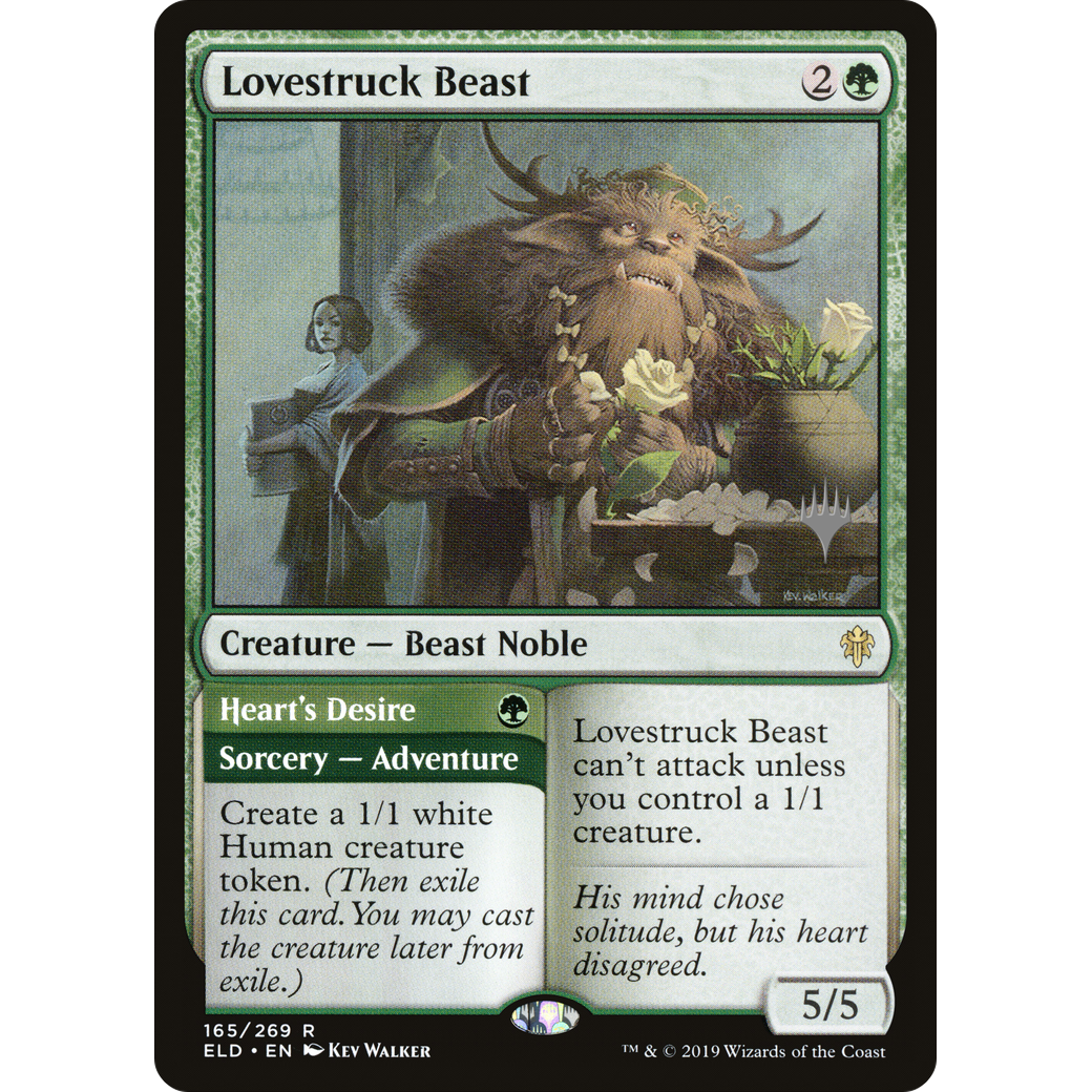 Lovestruck Beast (PPELD-165) - Throne of Eldraine Promos