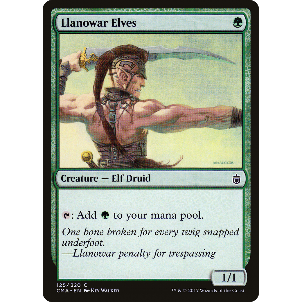 Llanowar Elves (CMA-125) - Commander Anthology