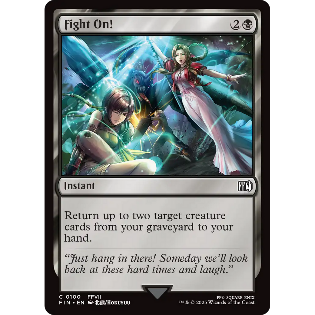 Fight On! (FIN-100) - FINAL FANTASY Foil