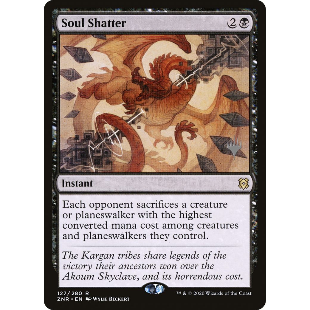 Soul Shatter (PPZNR-127) - Zendikar Rising Promos Foil