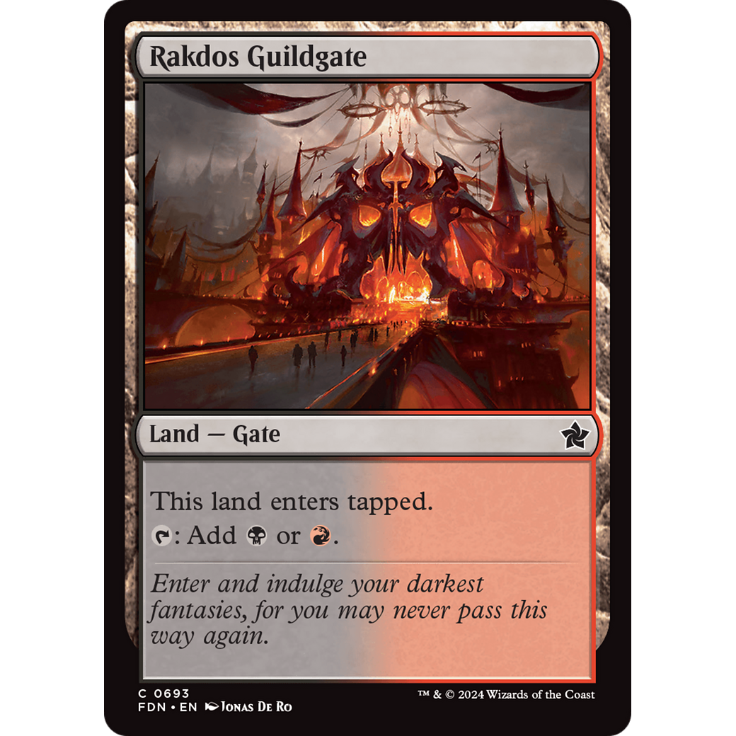 Rakdos Guildgate (FDN-693) - Foundations