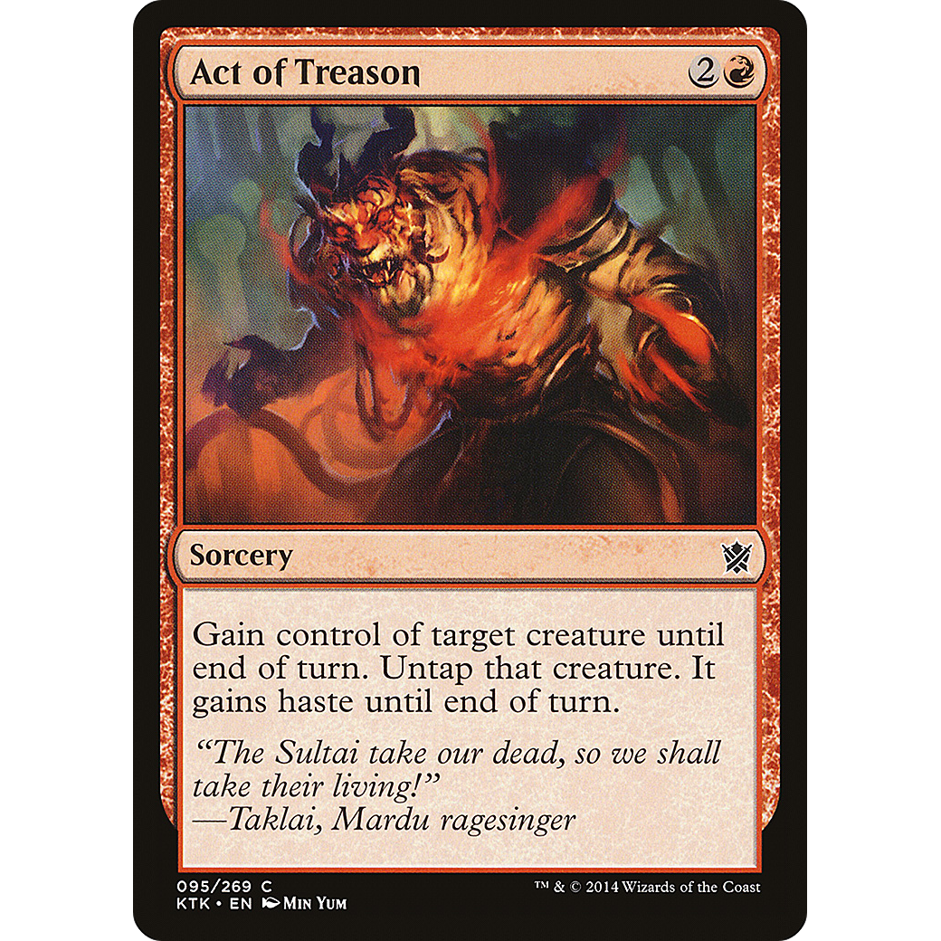 Act of Treason (KTK-095) - Khans of Tarkir Foil