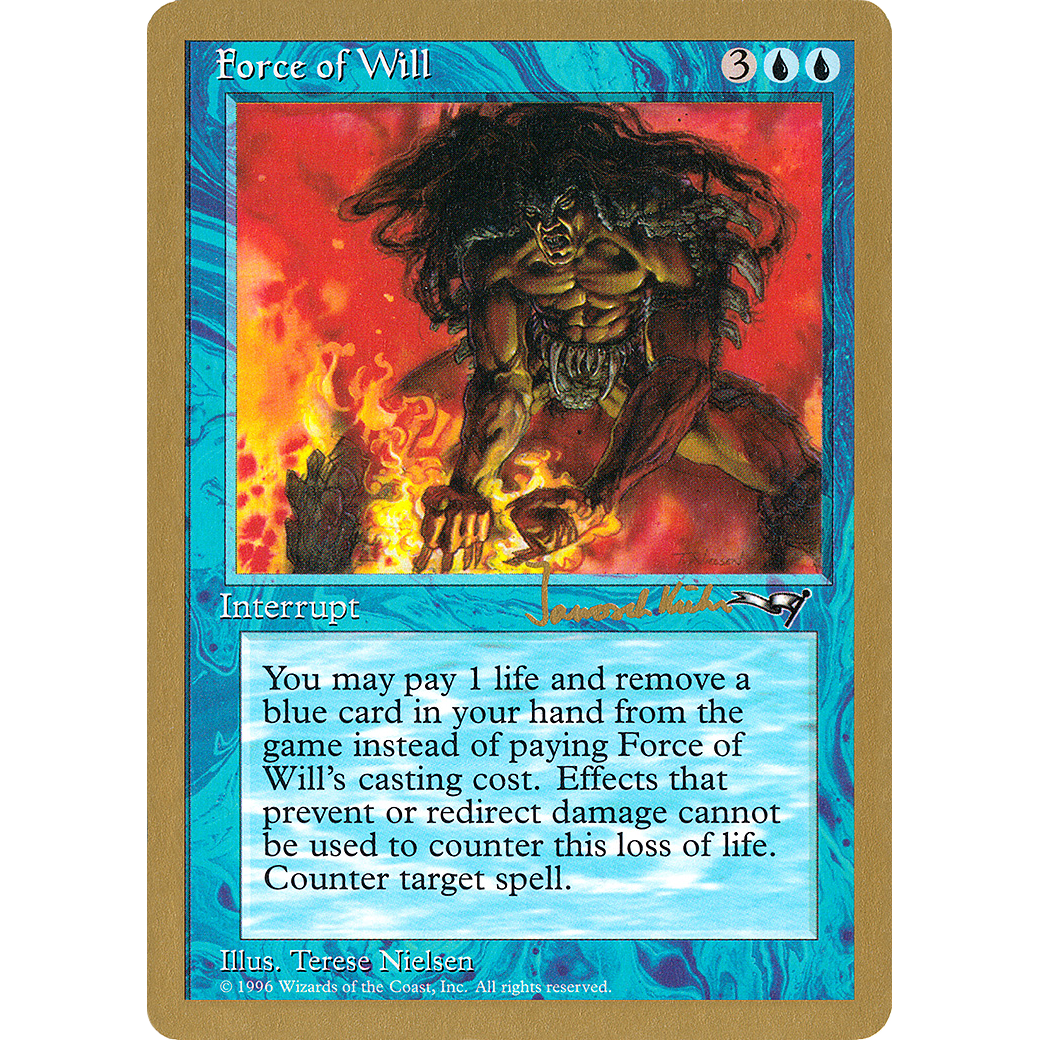 Force of Will - 1997 Janosch Kuhn (ALL) (WCD-) - World Championship Decks 1997