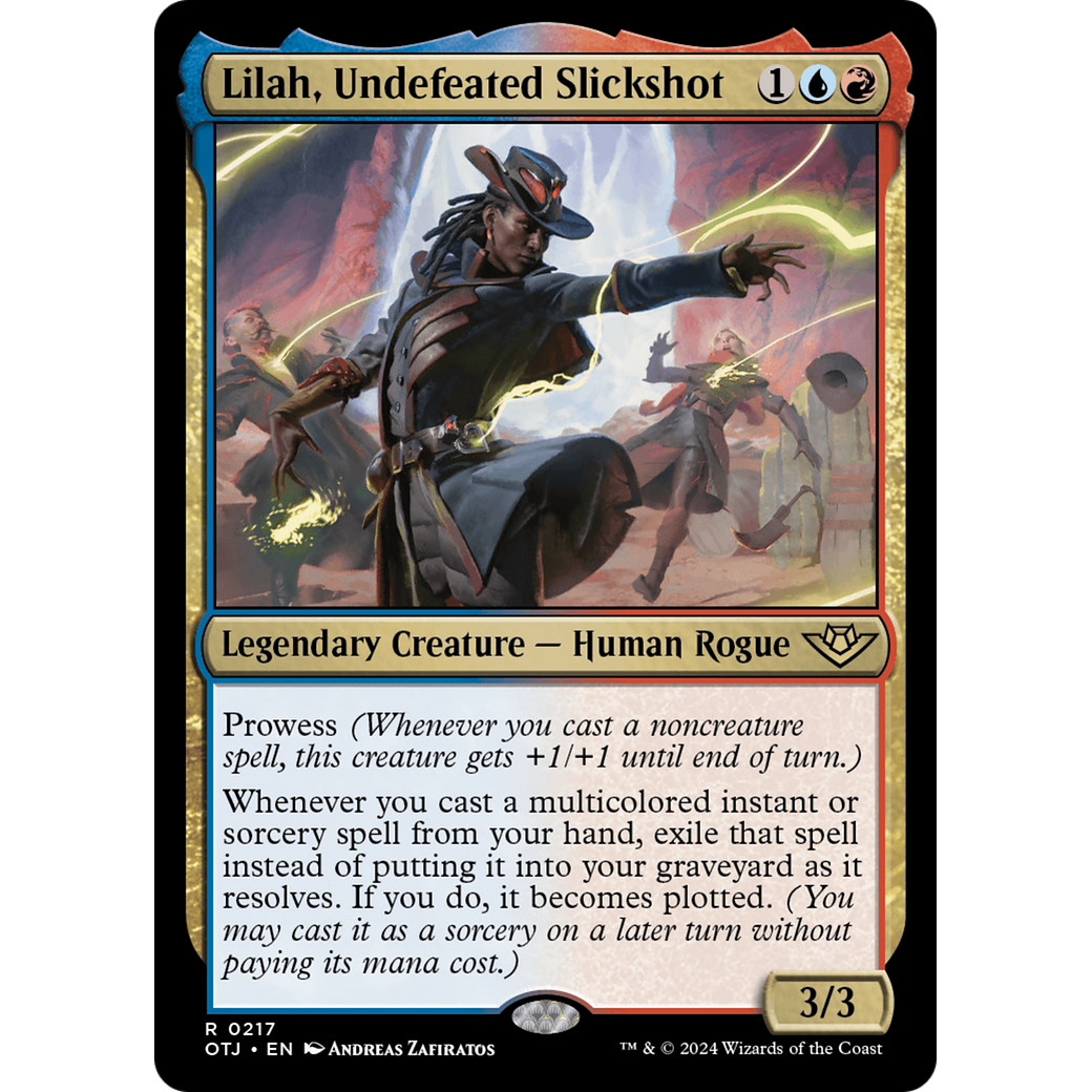 Lilah, Undefeated Slickshot (OTJ-217) - Outlaws of Thunder Junction