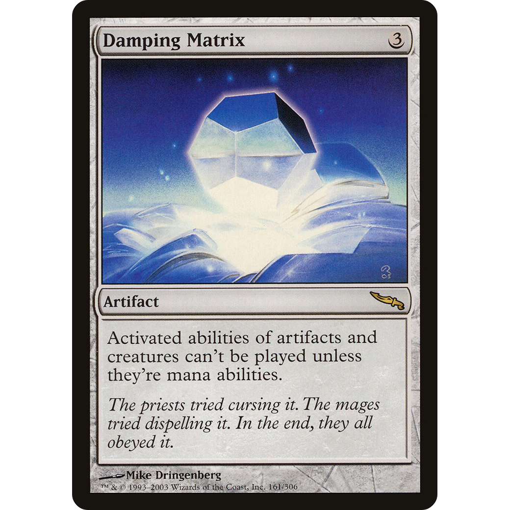 Damping Matrix (MRD-161) - Mirrodin Foil