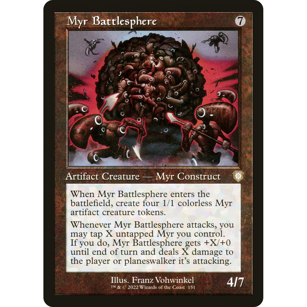 Myr Battlesphere (Retro Frame) (BRC-151) - The Brothers' War Commander