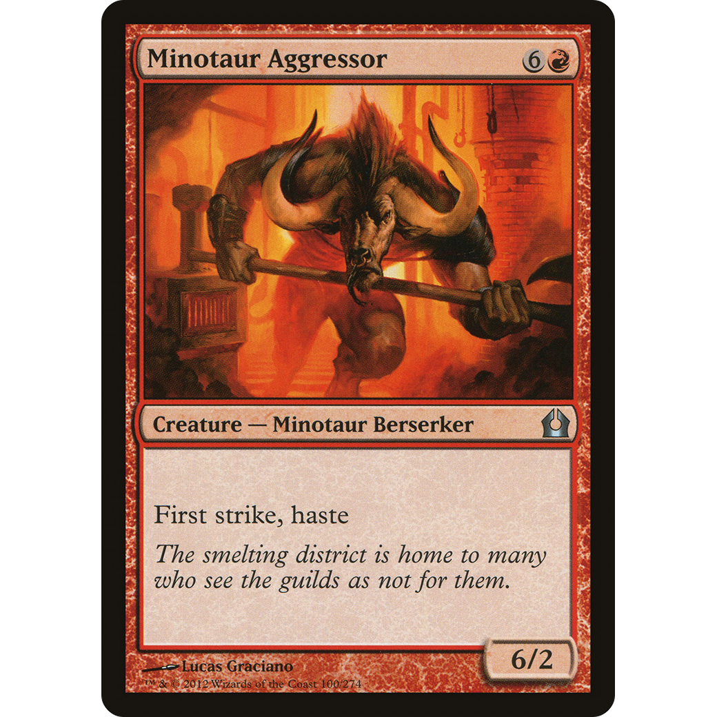 Minotaur Aggressor (RTR-100) - Return to Ravnica