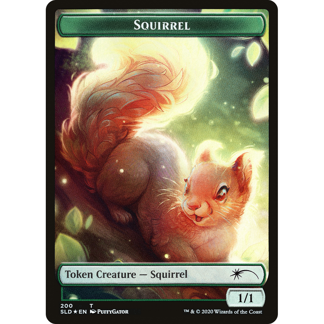 Squirrel Token (SLD-200) - Secret Lair Drop Foil