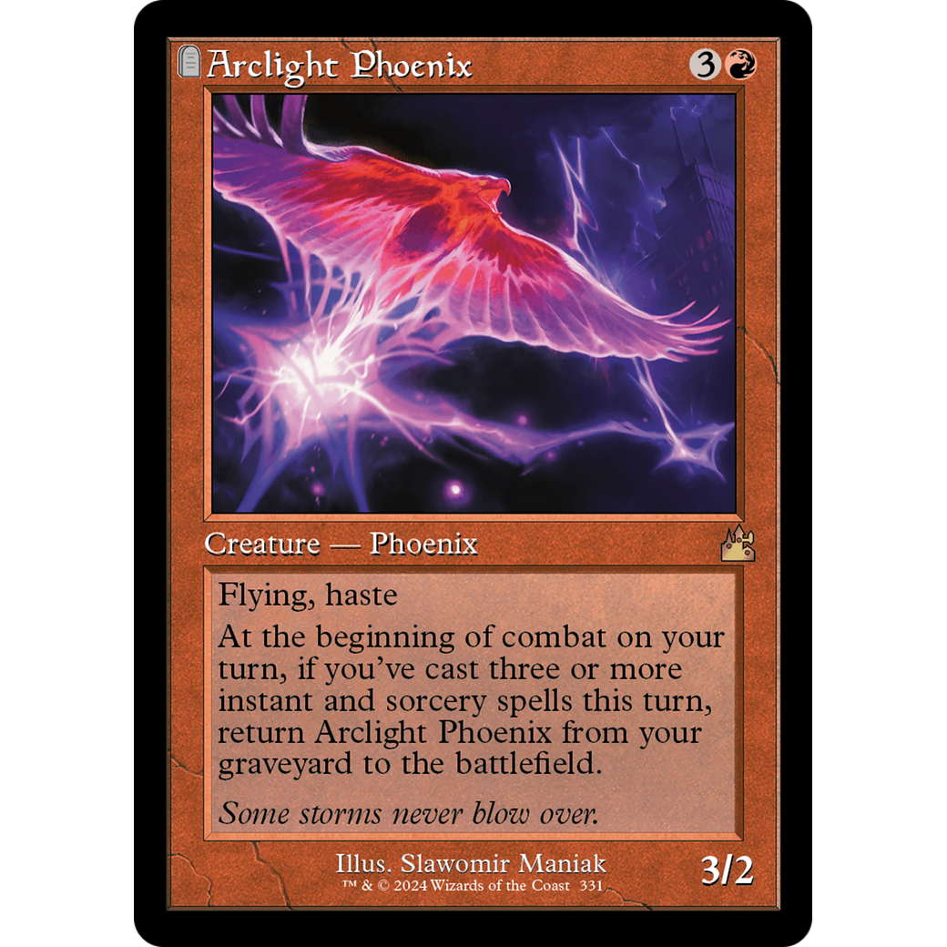 Arclight Phoenix (RVR-331) - Ravnica Remastered: (tombstone) Foil