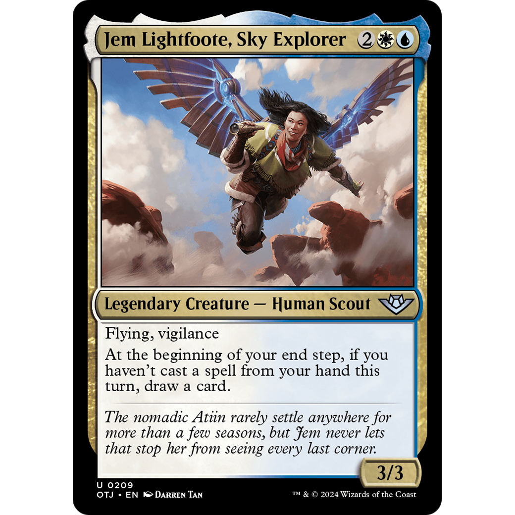 Jem Lightfoote, Sky Explorer (OTJ-209) - Outlaws of Thunder Junction Foil