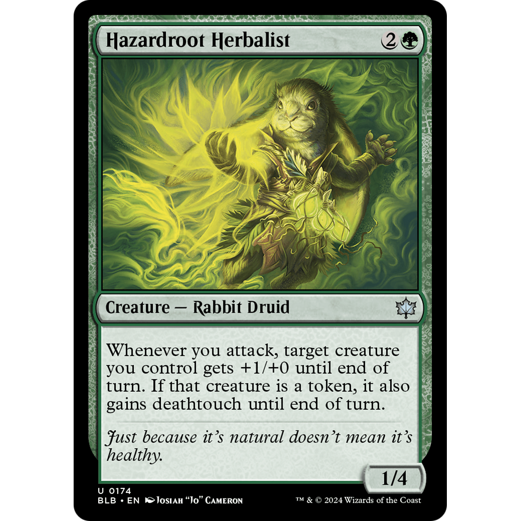 Hazardroot Herbalist (BLB-174) - Bloomburrow Foil