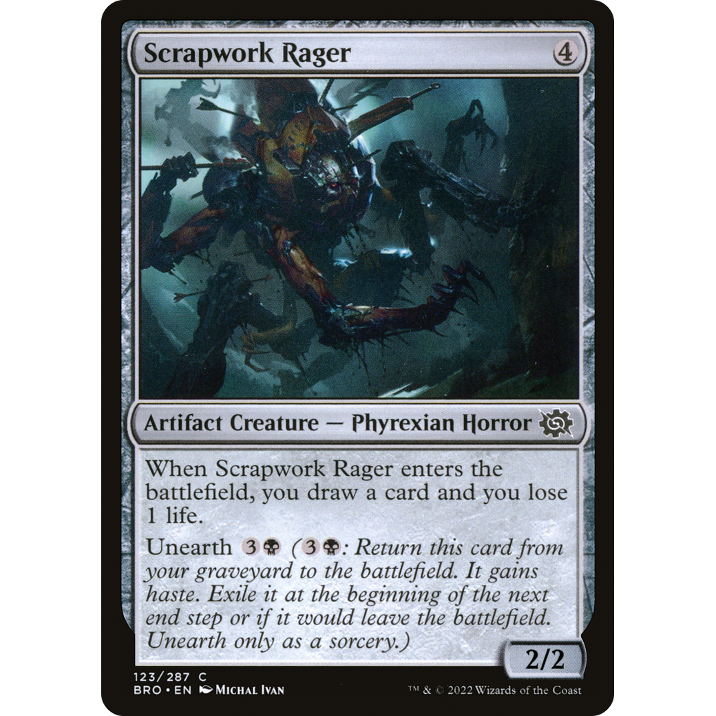 Scrapwork Rager (BRO-123) - The Brothers' War Foil