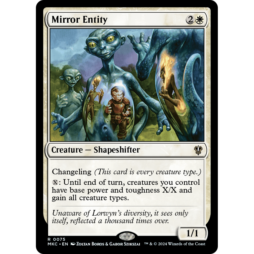 Mirror Entity (MKC-075) - Murders at Karlov Manor Commander