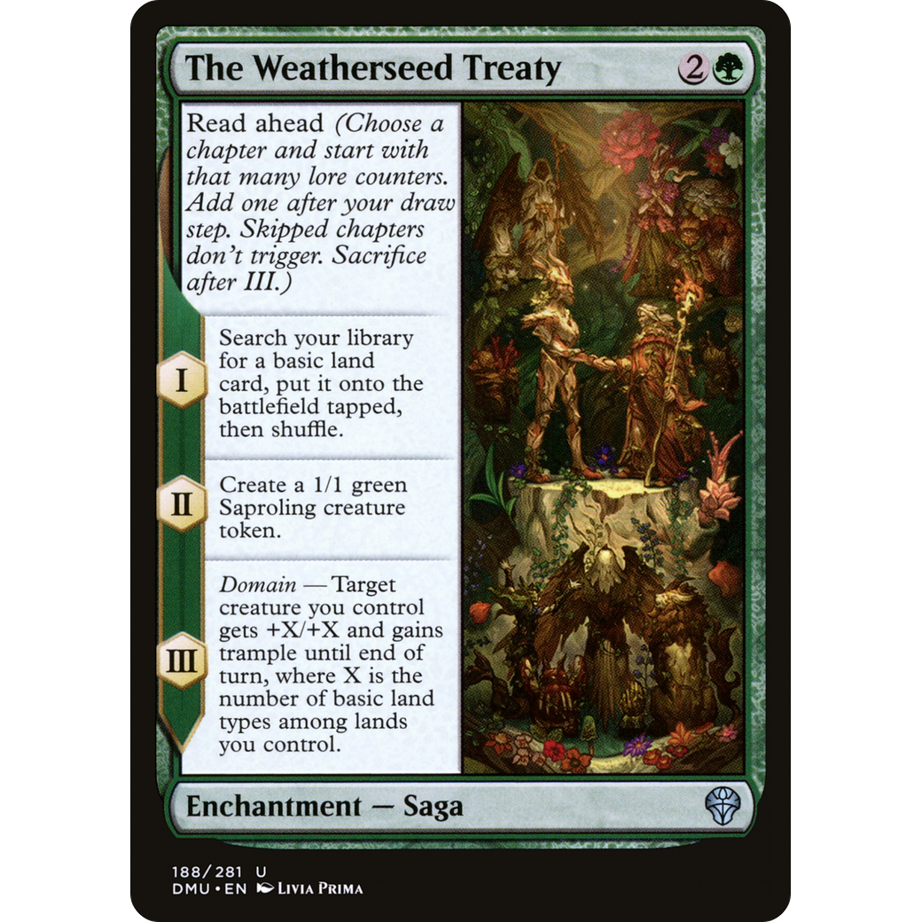 The Weatherseed Treaty (DMU-188) - Dominaria United Foil