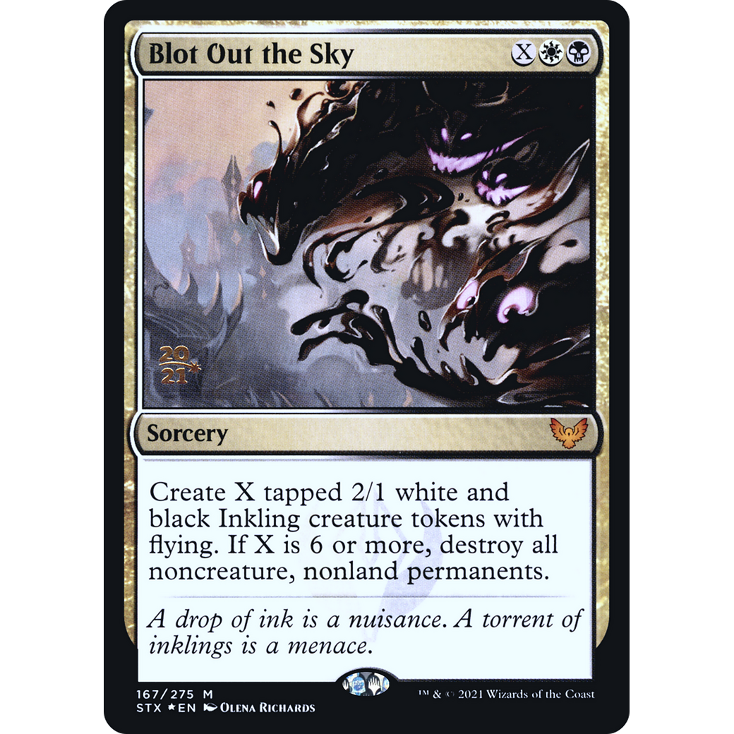 Blot Out the Sky (PRE-167) - Strixhaven: School of Mages Promos Foil