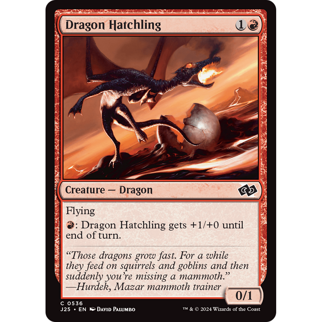 Dragon Hatchling (J25-536) - Foundations Jumpstart