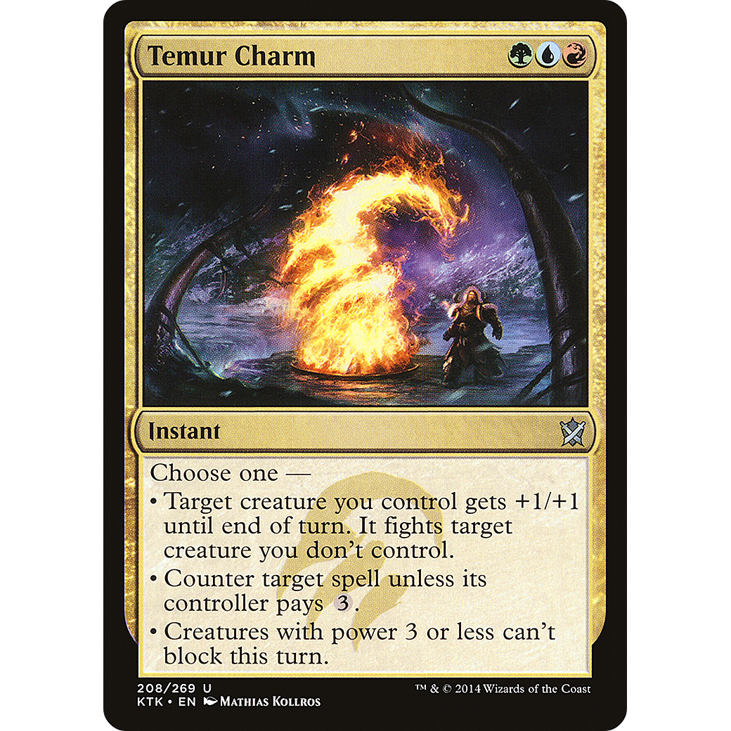 Temur Charm (KTK-208) - Khans of Tarkir Foil