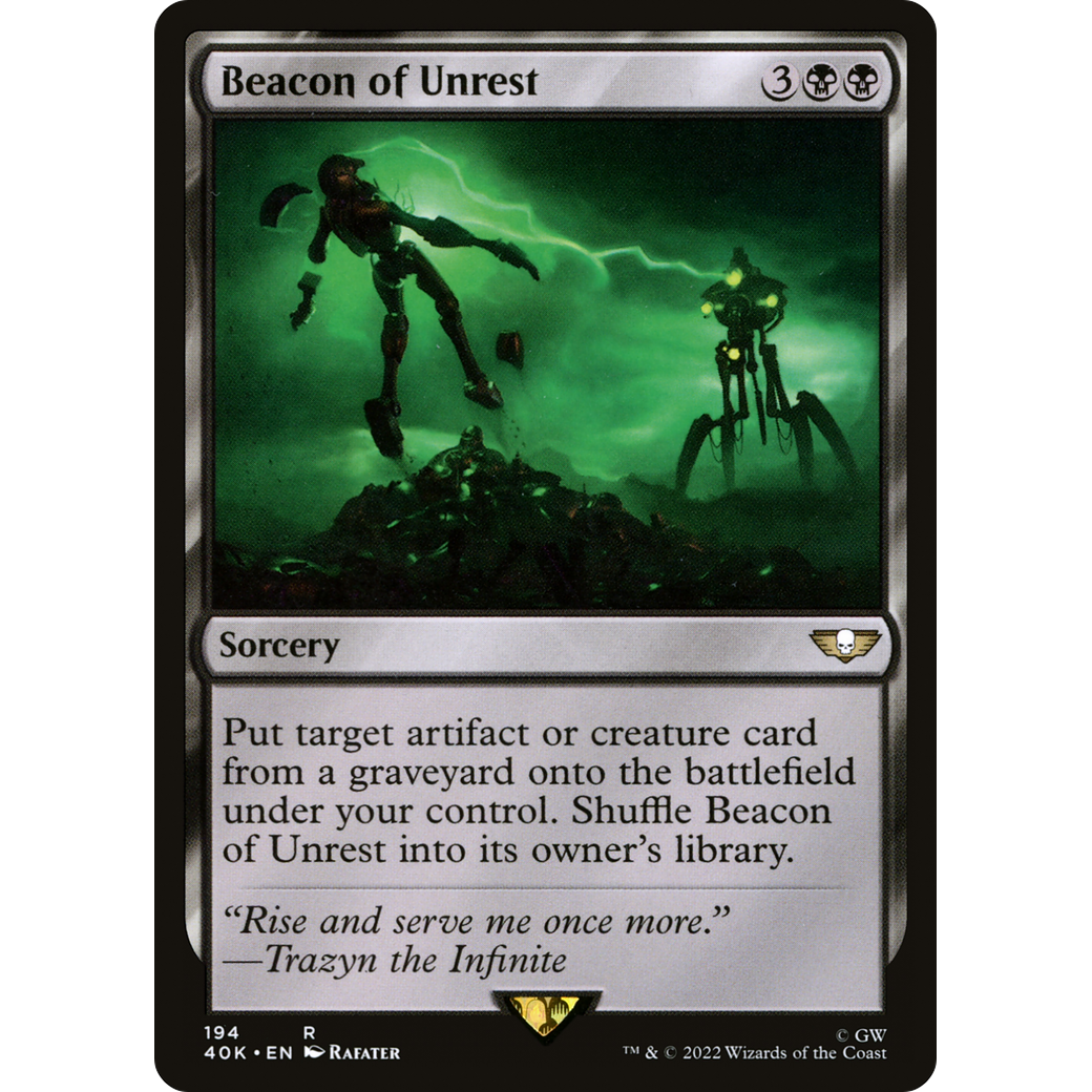 Beacon of Unrest (40K-194) - Warhammer 40,000 Commander