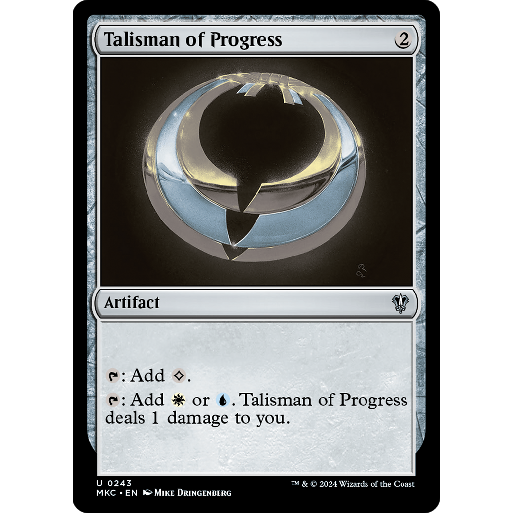 Talisman of Progress (MKC-243) - Murders at Karlov Manor Commander