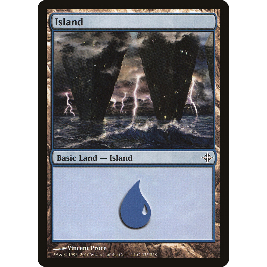 Island (235) (ROE-235) - Rise of the Eldrazi Foil