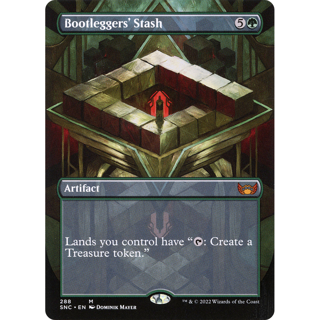 Bootleggers' Stash (Borderless) (SNC-288) - Streets of New Capenna (Borderless) Foil