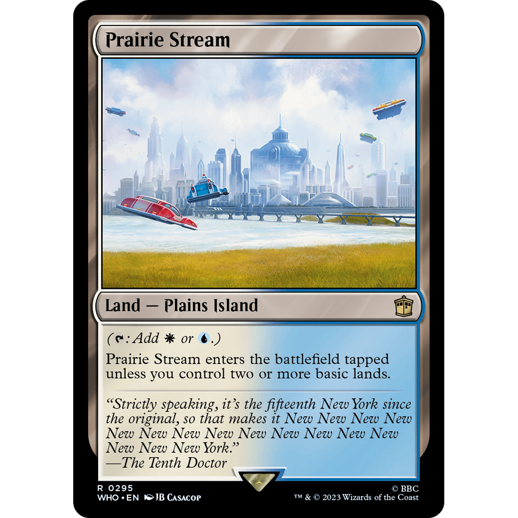 Prairie Stream (WHO-295) - Doctor Who