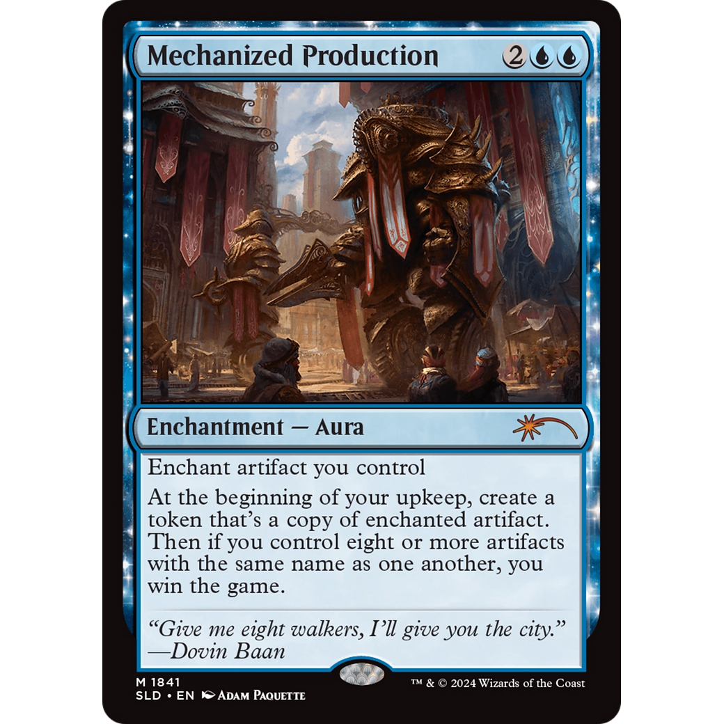 Mechanized Production (SLD-1841) - Secret Lair Drop: (enchantment)