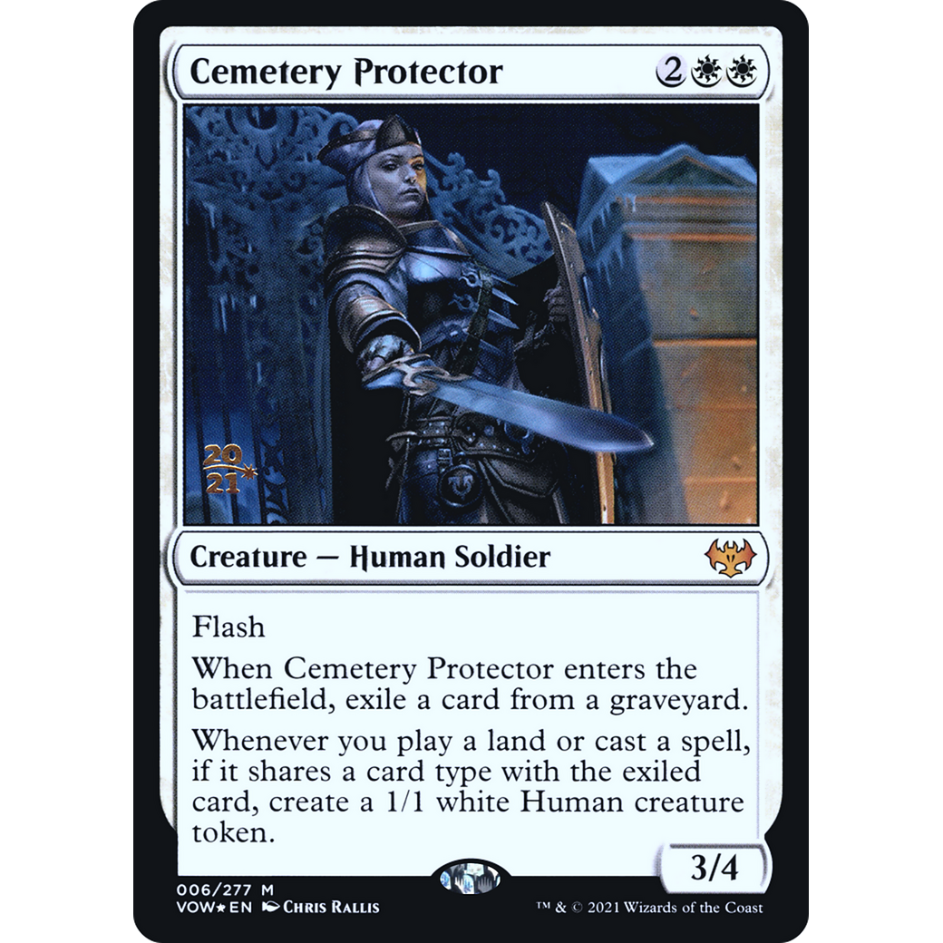 Cemetery Protector (PRE-006) - Innistrad: Crimson Vow Promos Foil