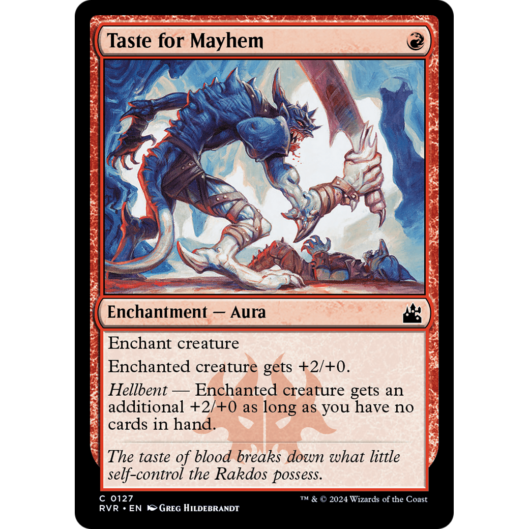 Taste for Mayhem (RVR-127) - Ravnica Remastered