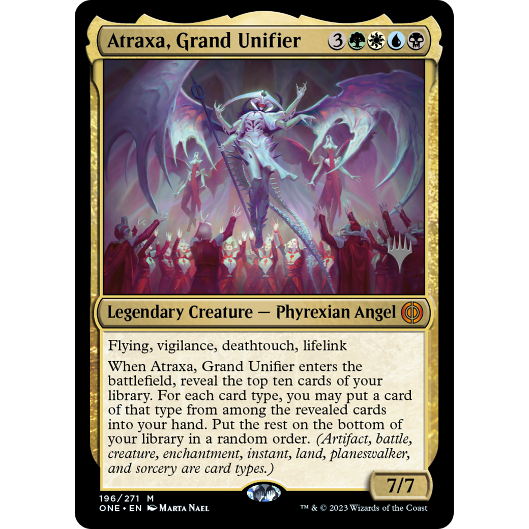 Atraxa, Grand Unifier (PPONE-196P) - Phyrexia: All Will Be One Promos Foil